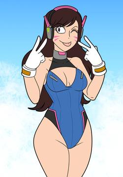 [ComicalWeapon] Jester's Resort - D. Va (+ Juno, Kiriko & Sombra)